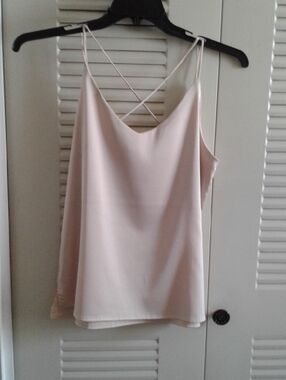 Soft Tan Satin Cami